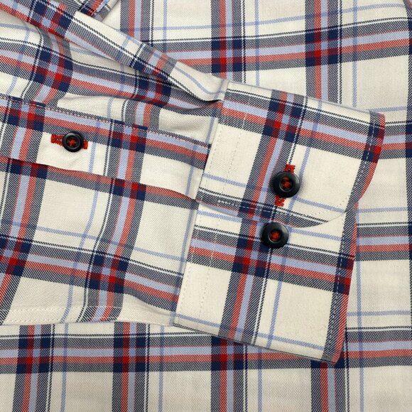 EUC Men's UNTUCKit Baron Wrinkle Free Button Down Long Sleeve Plaid | Size XXL - Picture 5 of 11